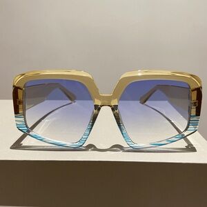 New Style Irregular Frame Sunglasses, Fashionable Vintage Sun Glasses